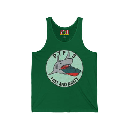 DNASM PTF-3 Unisex Jersey Tank Top by theGreenDragonTavern.shop