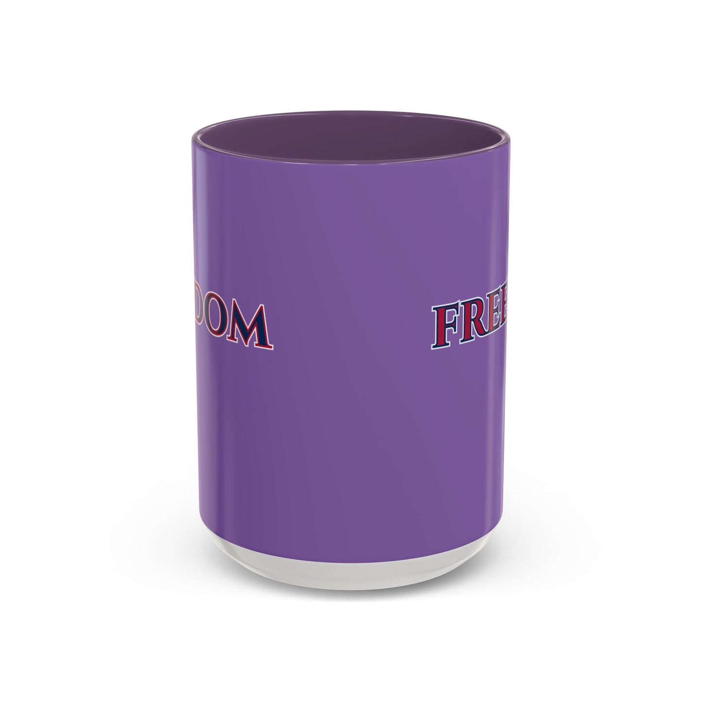 Freedom, Light Purple Accent Mug by theGreenDragonTavern.shop