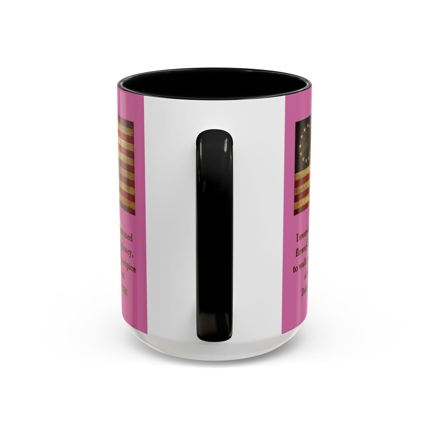 Deborah Sampson, America's Mulan Pink Accent Mug by theGreenDragonTavern.shop