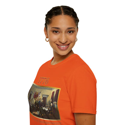 Declaration of Independence Light colors Unisex T-Shirt by theGreenDragonTavern.shop