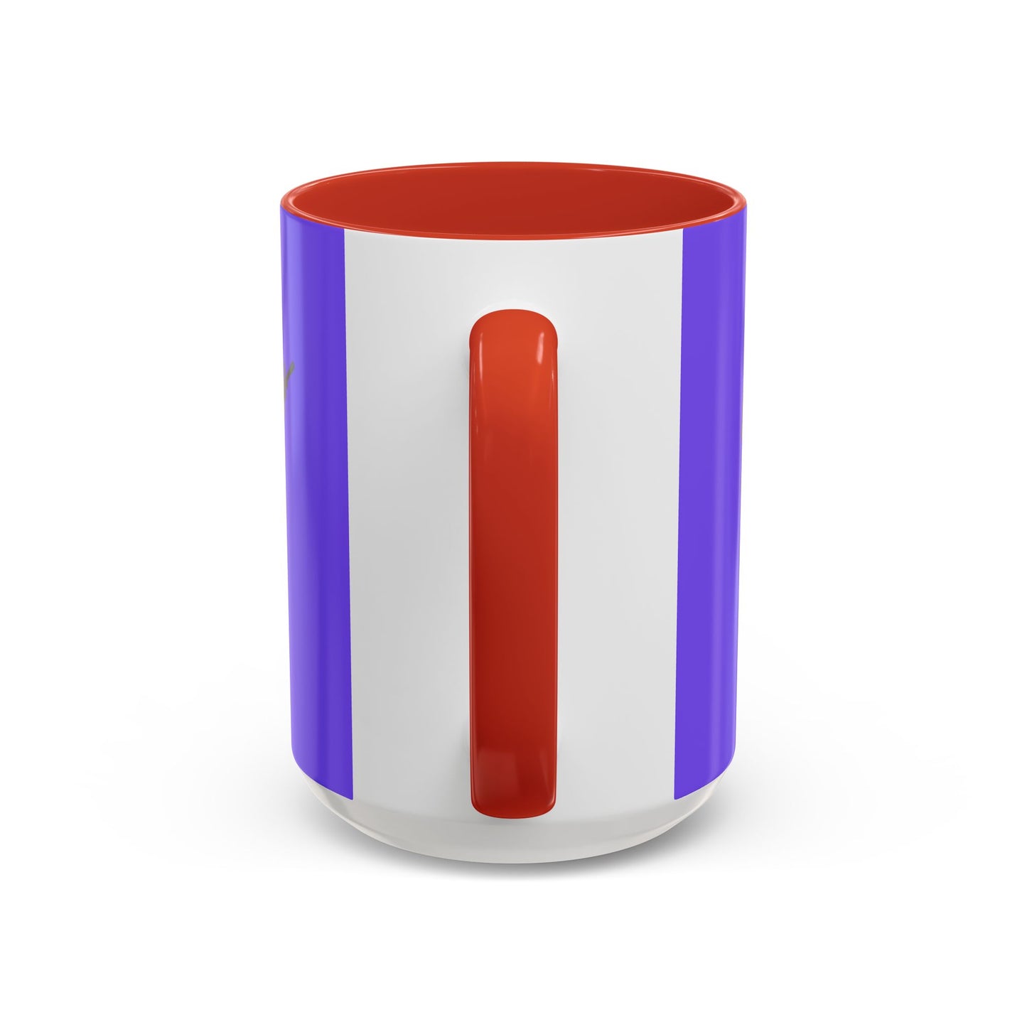 Hula Girl Packin' Heat Light Purple Accent Mug by theGreenDragonTavern.shop