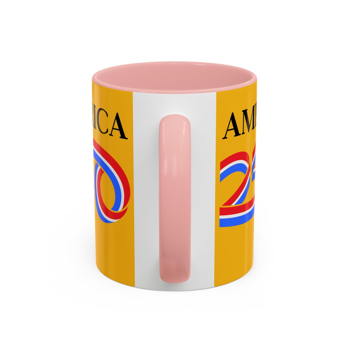 America 250 Yellow Accent Mug by theGreenDragonTavern.shop