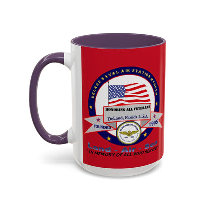 DNASM 2-sided, Founding & Student Art w/WhiteBG Red Accent Mug by theGreenDragonTavern.shop