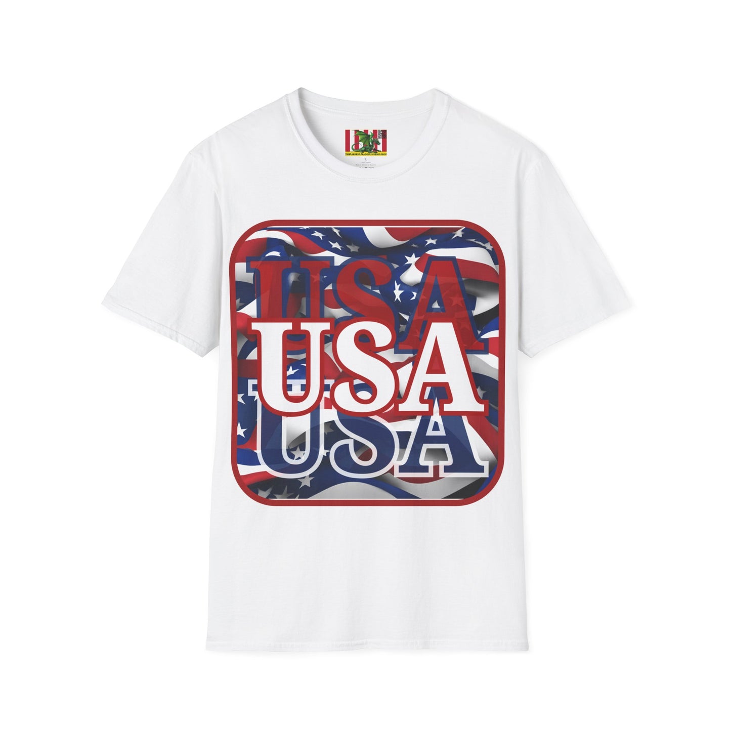 Red WHITE and Blue USA Patriot LTcolors Unisex T-Shirt by theGreenDragonTavern.shop