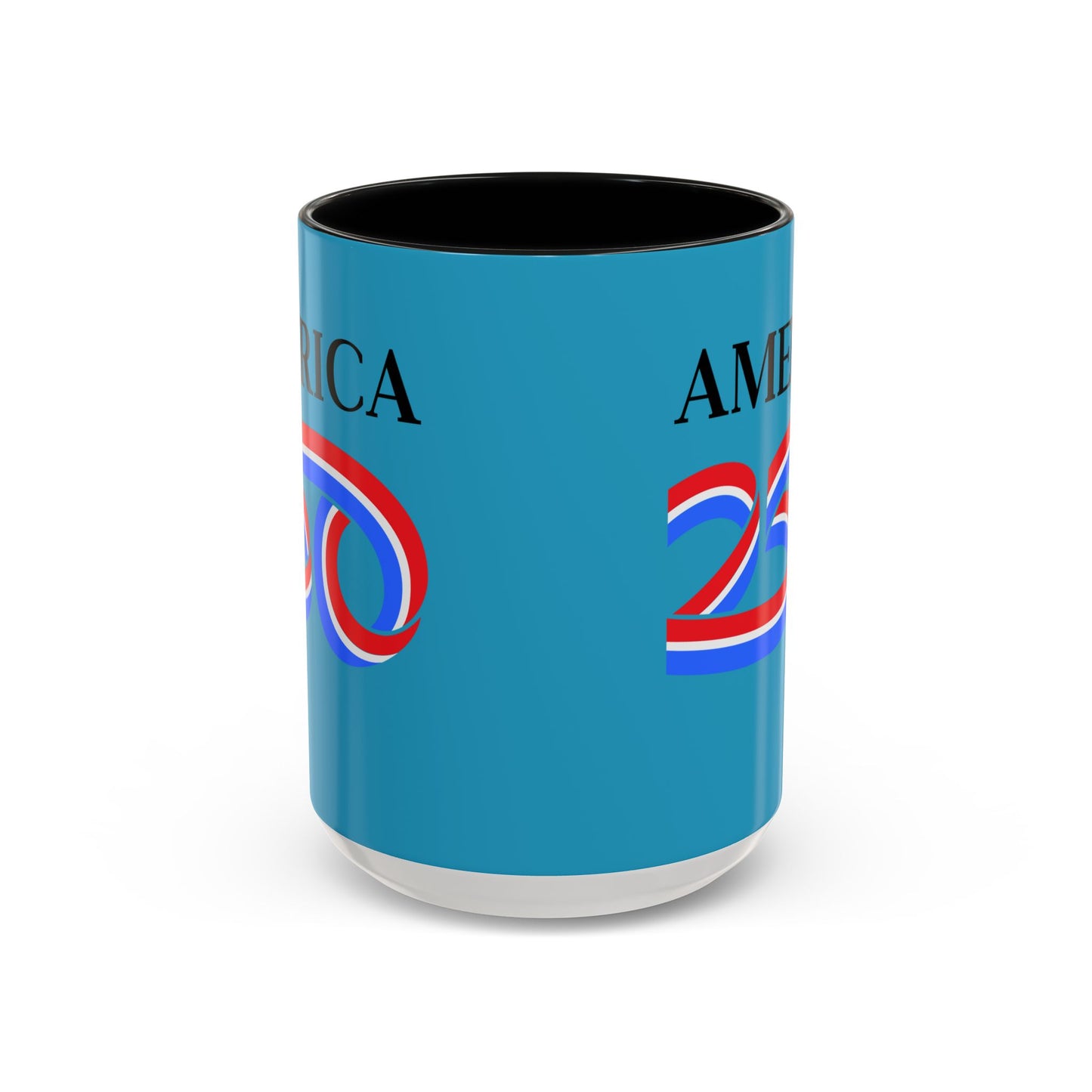 America 250 Turquoise Accent Mug by theGreenDragonTavern.shop