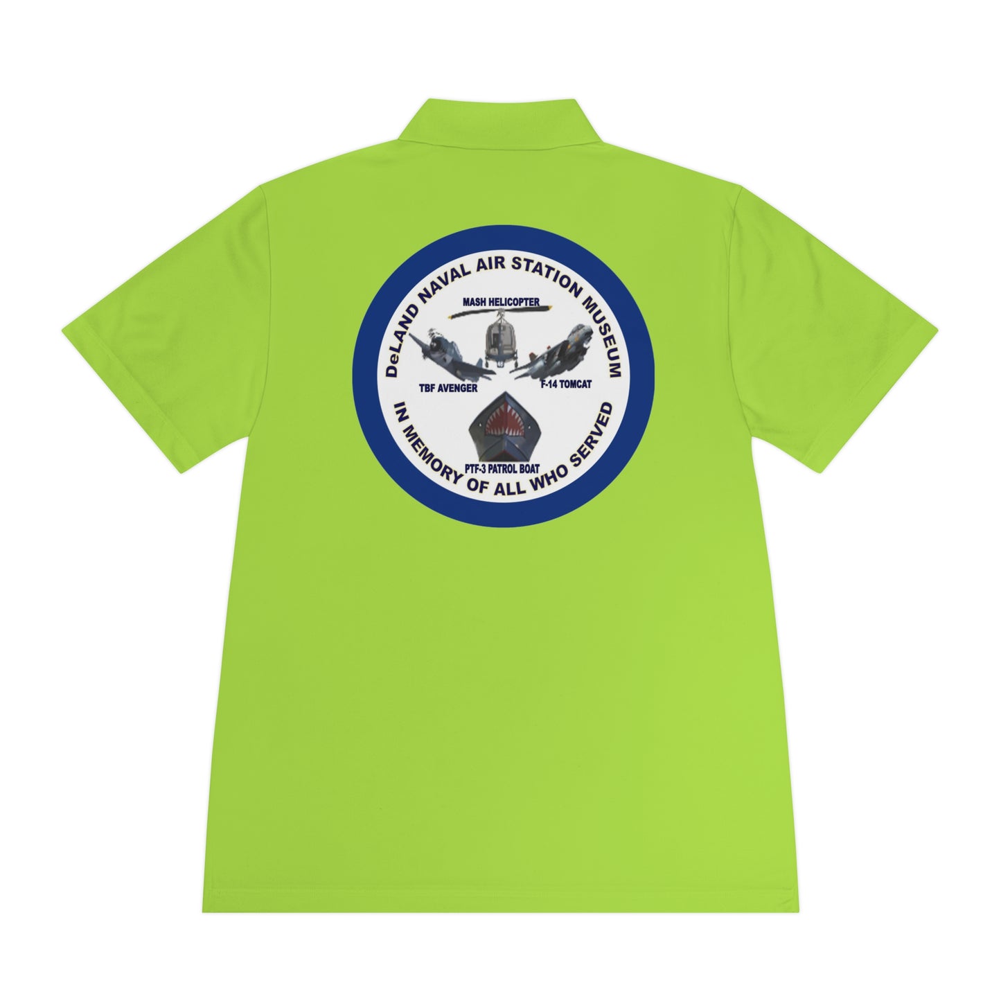 DNASM Student Art Navy Frame, 2-Sided Sport Polo Shirt by theGreenDragonTavern.shop