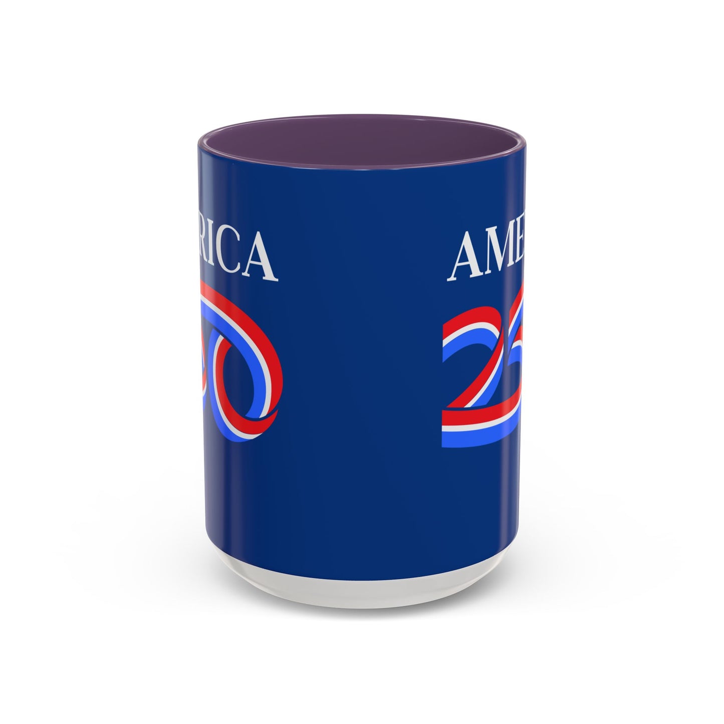 America 250 Dark Blue Accent Mug by theGreenDragonTavern.shop