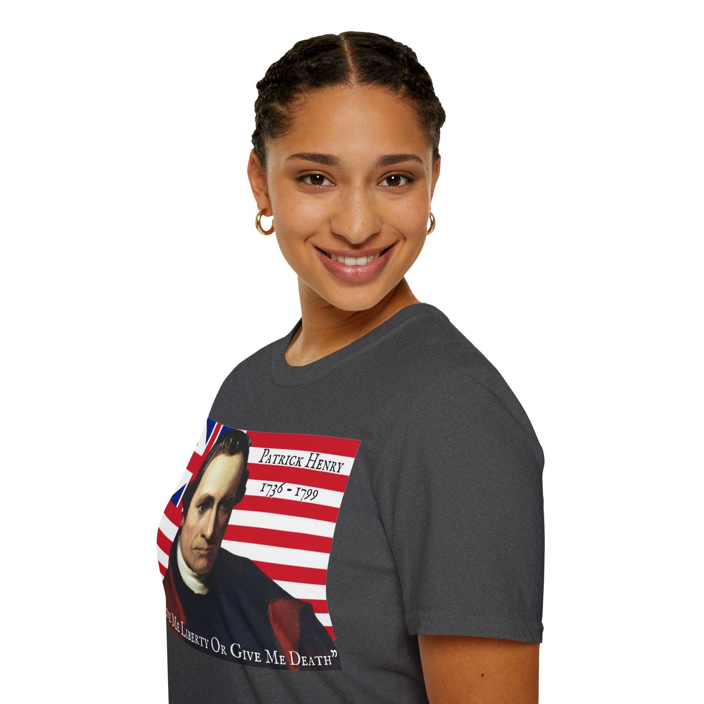 Patrick Henry Dark colors Unisex T-Shirt by theGreenDragonTavern.shop