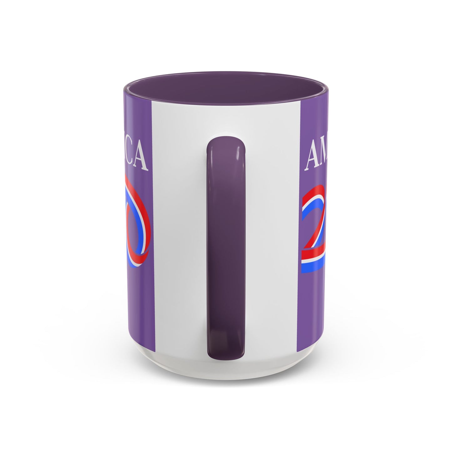 America 250 Light Purple Accent Mug by theGreenDragonTavern.shop