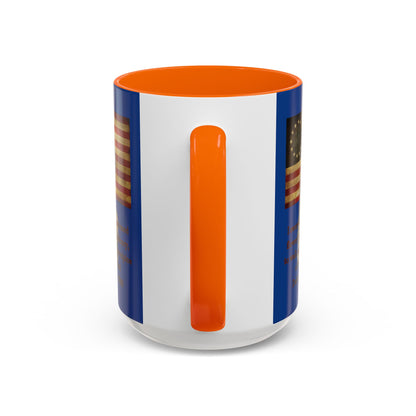 Deborah Sampson, America's Mulan Dark Blue Accent Mug by theGreenDragonTavern.shop