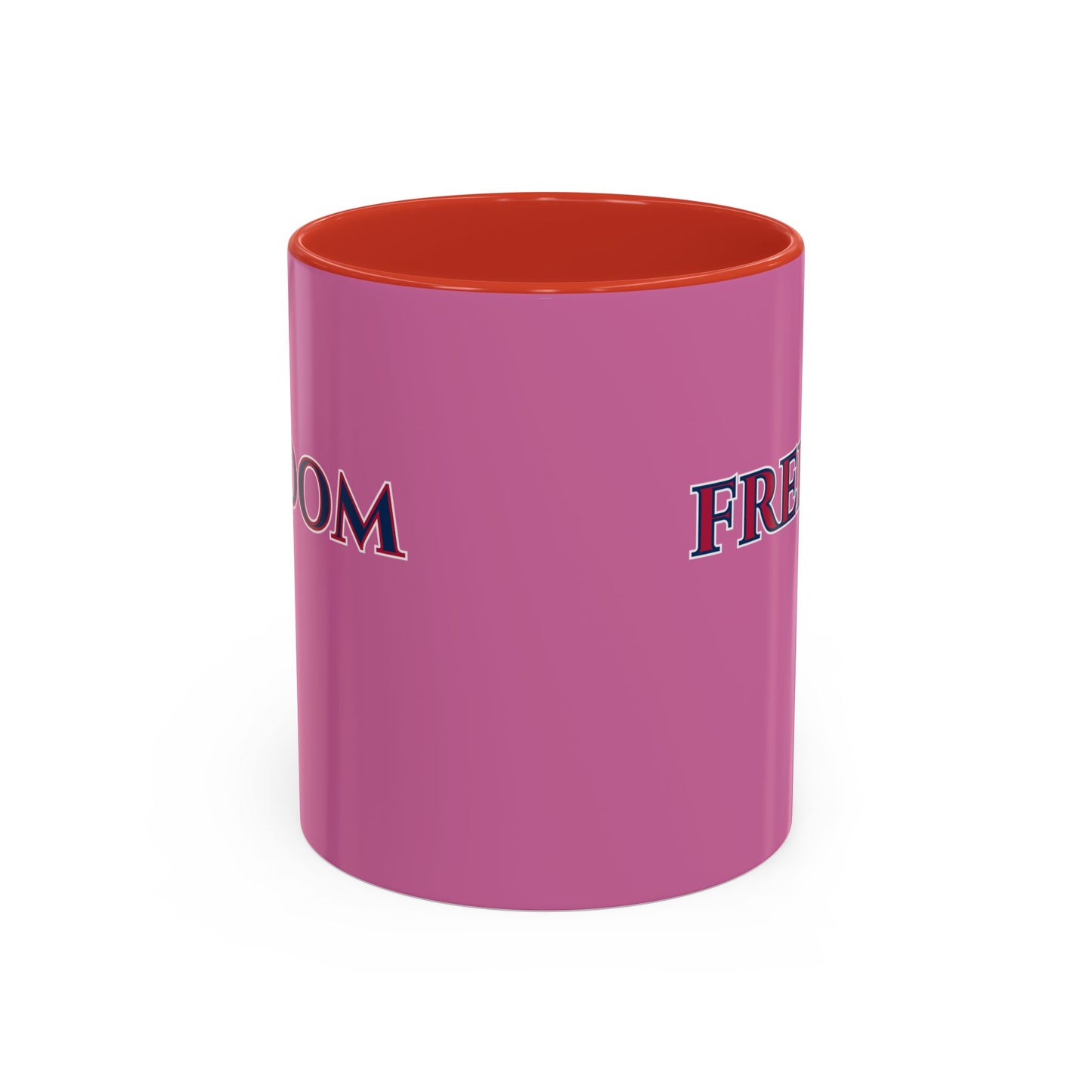 Freedom, Pink Accent Mug by theGreenDragonTavern.shop