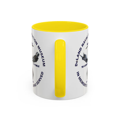 DNASM Student art White Accent Mug by theGreenDragonTavern.shop