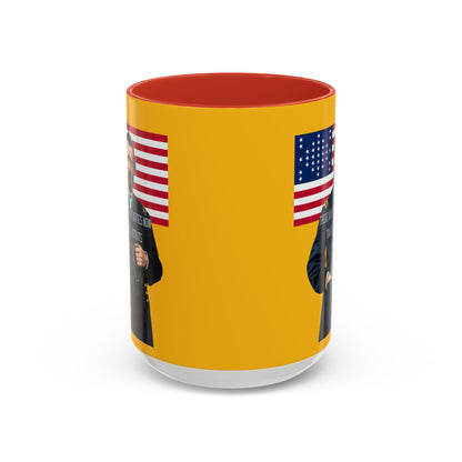 "Traitors and Patriots" Ulysses Grant Yellow Accent Mug by theGreenDragonTavern.shop