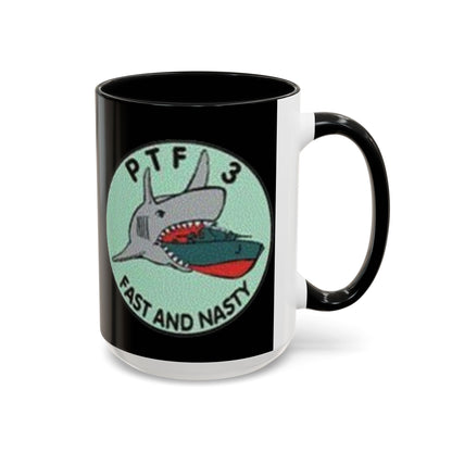 DNASM PTF-3 Black Accent Mug by theGreenDragonTavern.shop