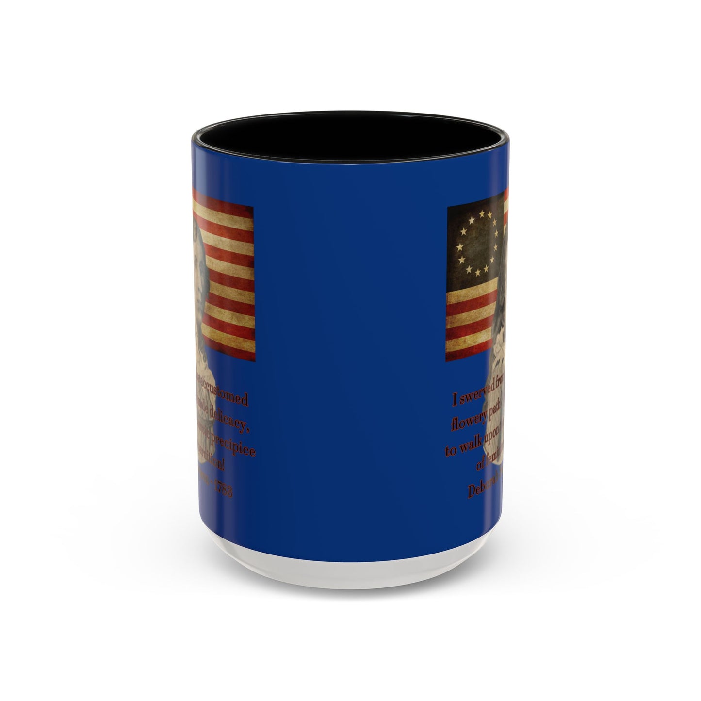 Deborah Sampson, America's Mulan Dark Blue Accent Mug by theGreenDragonTavern.shop