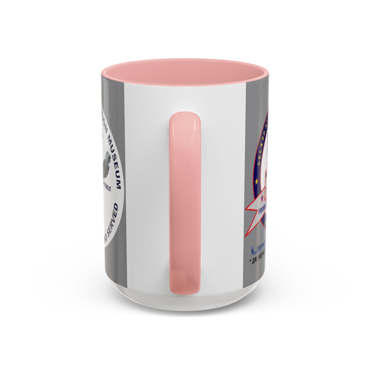DNASM 2-sided, Founding & Student Art w/WhiteBG Grey Accent Mug by theGreenDragonTavern.shop