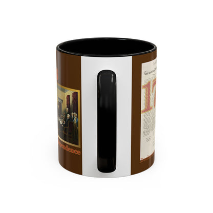 Declaration of Independence Brown Accent Mug by theGreenDragonTavern.shop