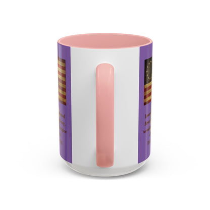 Deborah Sampson, America's Mulan Light Purple Accent Mug by theGreenDragonTavern.shop