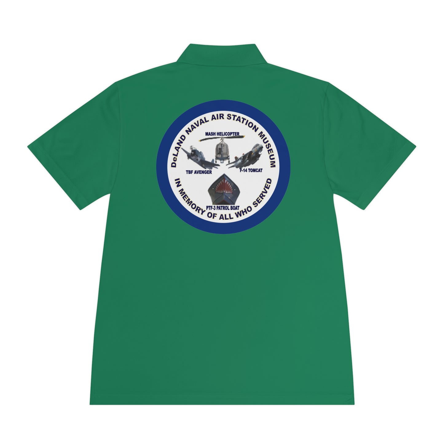 DNASM Student Art Navy Frame, 2-Sided Sport Polo Shirt by theGreenDragonTavern.shop