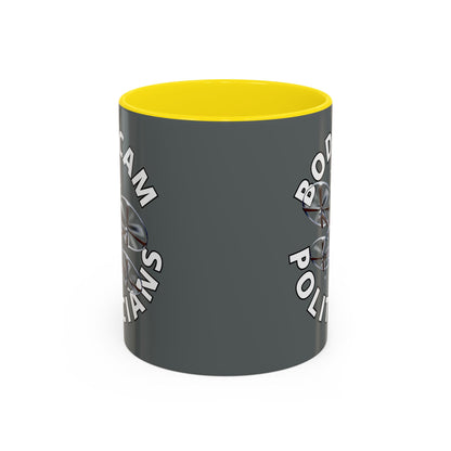 Bodycam the Politicians Drone Grey Accent Mug by theGreenDragonTavern.shop