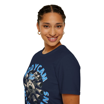 Bodycam the Politicians Cameras Dark colors Unisex T-Shirt by theGreenDragonTavern.shop