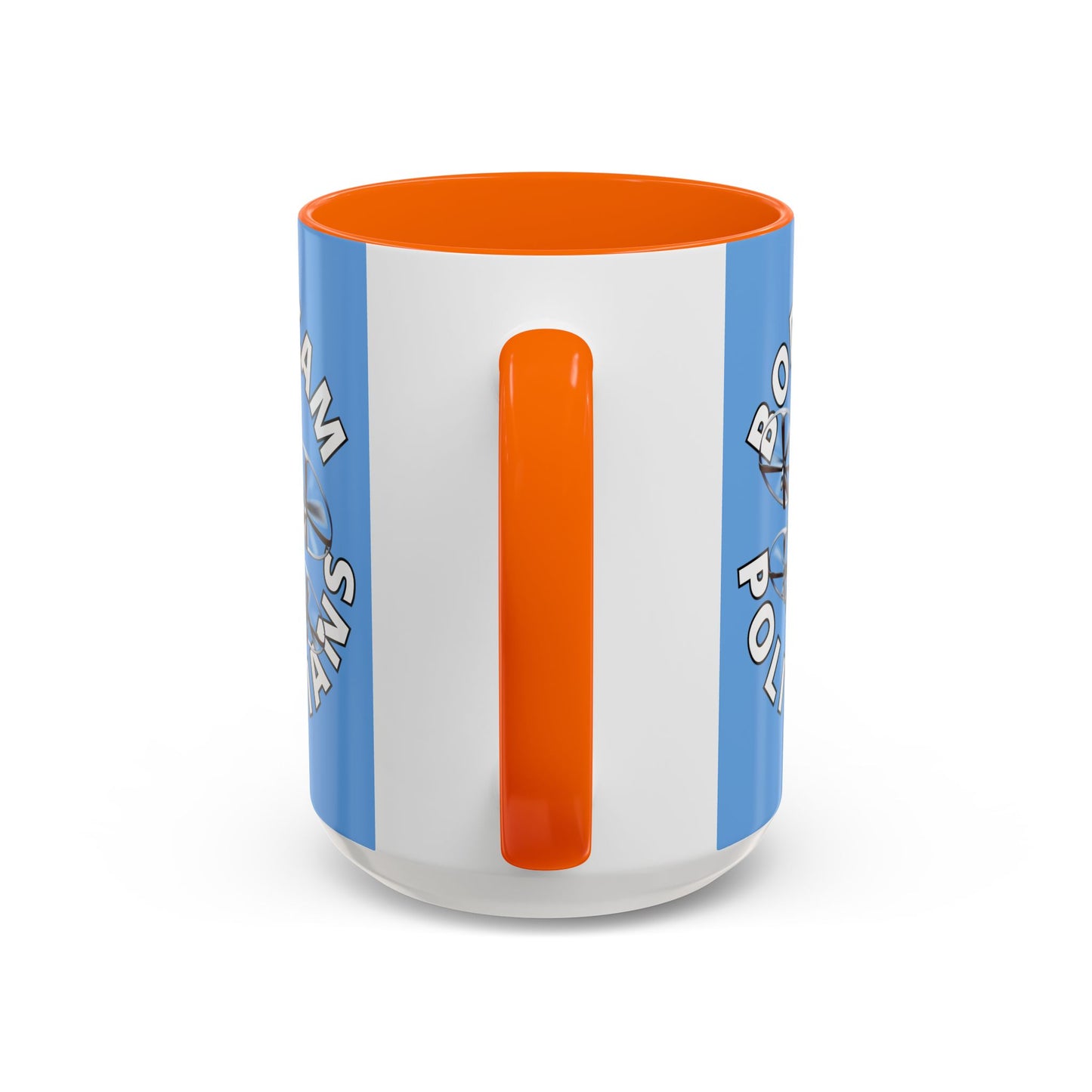 Bodycam the Politicians Drone Light Blue Accent Mug by theGreenDragonTavern.shop