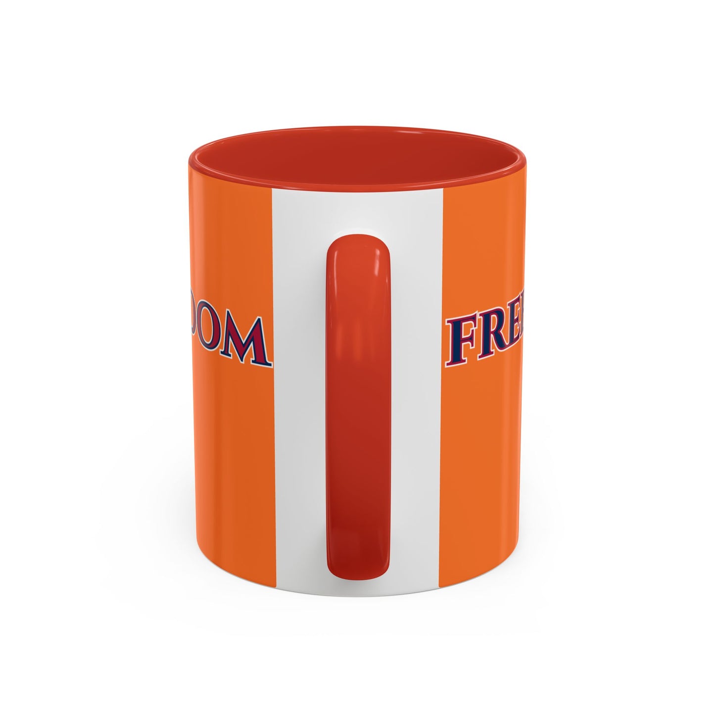 Freedom, Orange Accent Mug by theGreenDragonTavern.shop