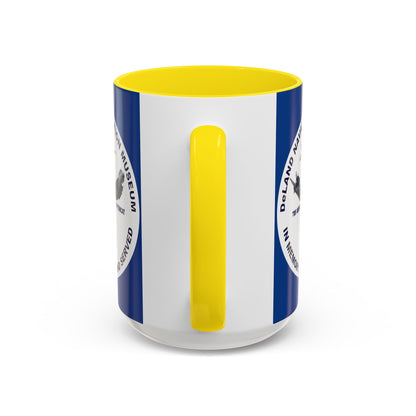 DNASM Student Art Blue Accent Mug by theGreenDragonTavern.shop