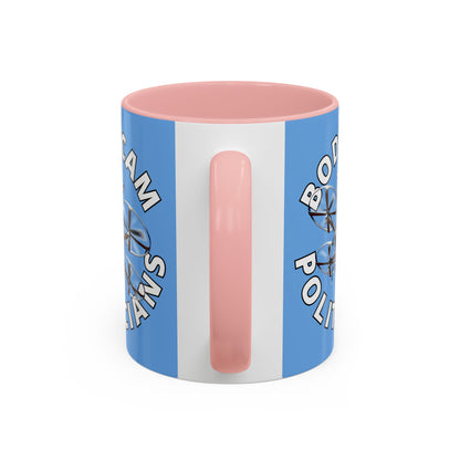 Bodycam the Politicians Drone Light Blue Accent Mug by theGreenDragonTavern.shop
