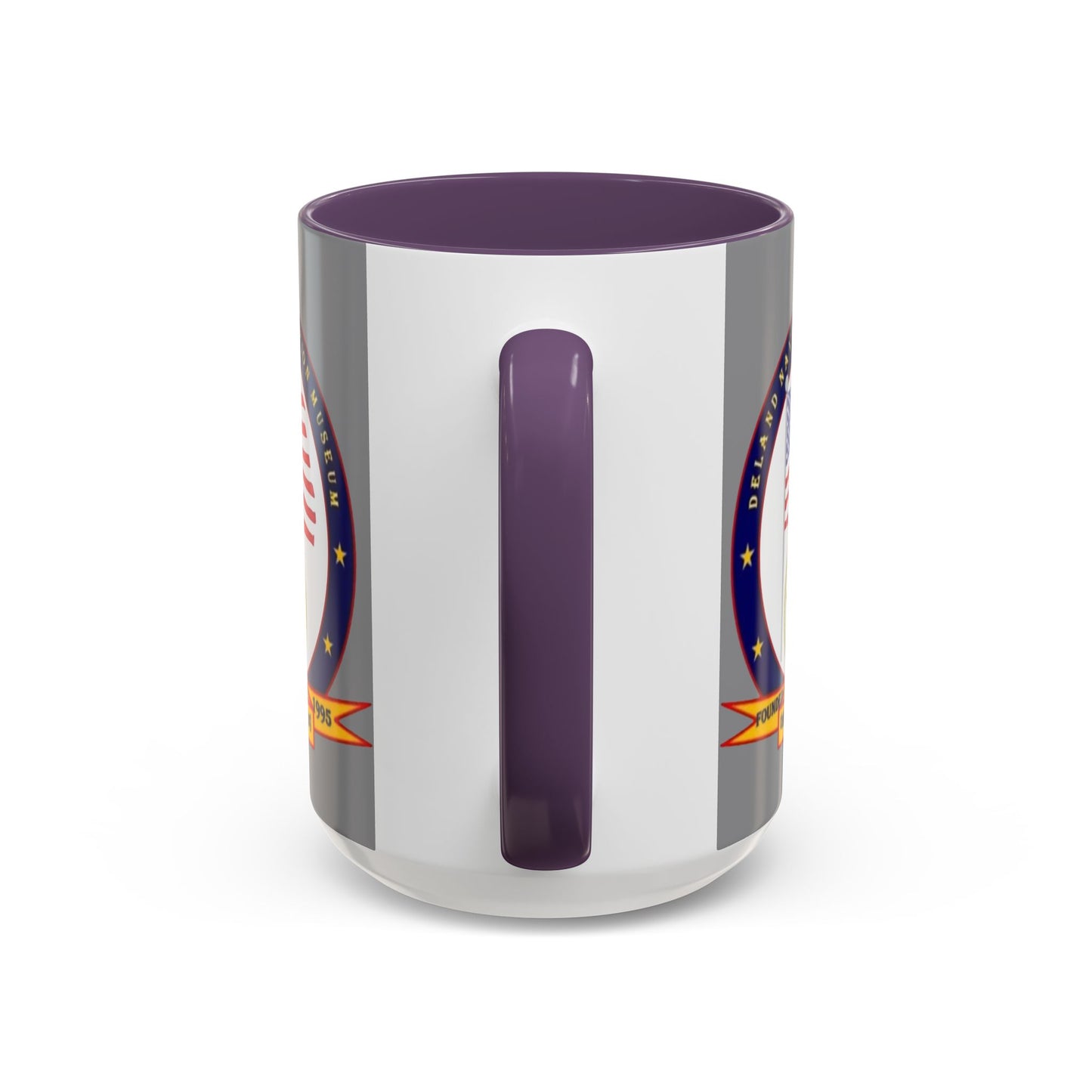 DeLand Naval Air Station Museum Grey Accent Mug by theGreenDragonTavern.shop