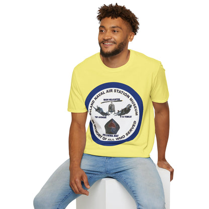 DNASM Student Art Navy Frame Lighter colors Unisex T-Shirt by theGreenDragonTavern.shop