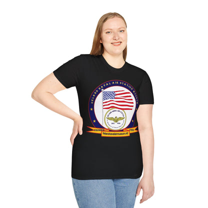 DeLand Naval Air Station Museum Darker Colors Unisex T-Shirt by theGreenDragonTavern.shop