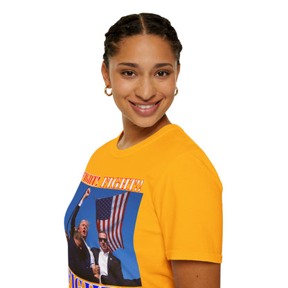 FIGHT! FIGHT!! FIGHT!!! Light colors Unisex T-Shirt by theGreenDragonTavern.shop
