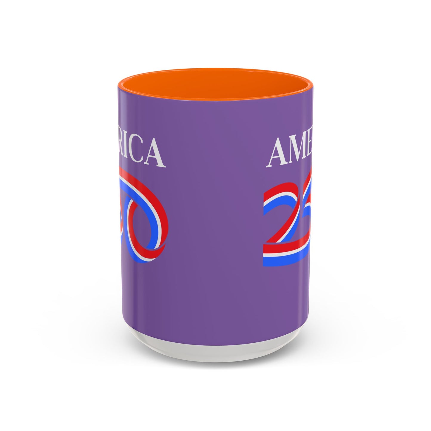 America 250 Light Purple Accent Mug by theGreenDragonTavern.shop