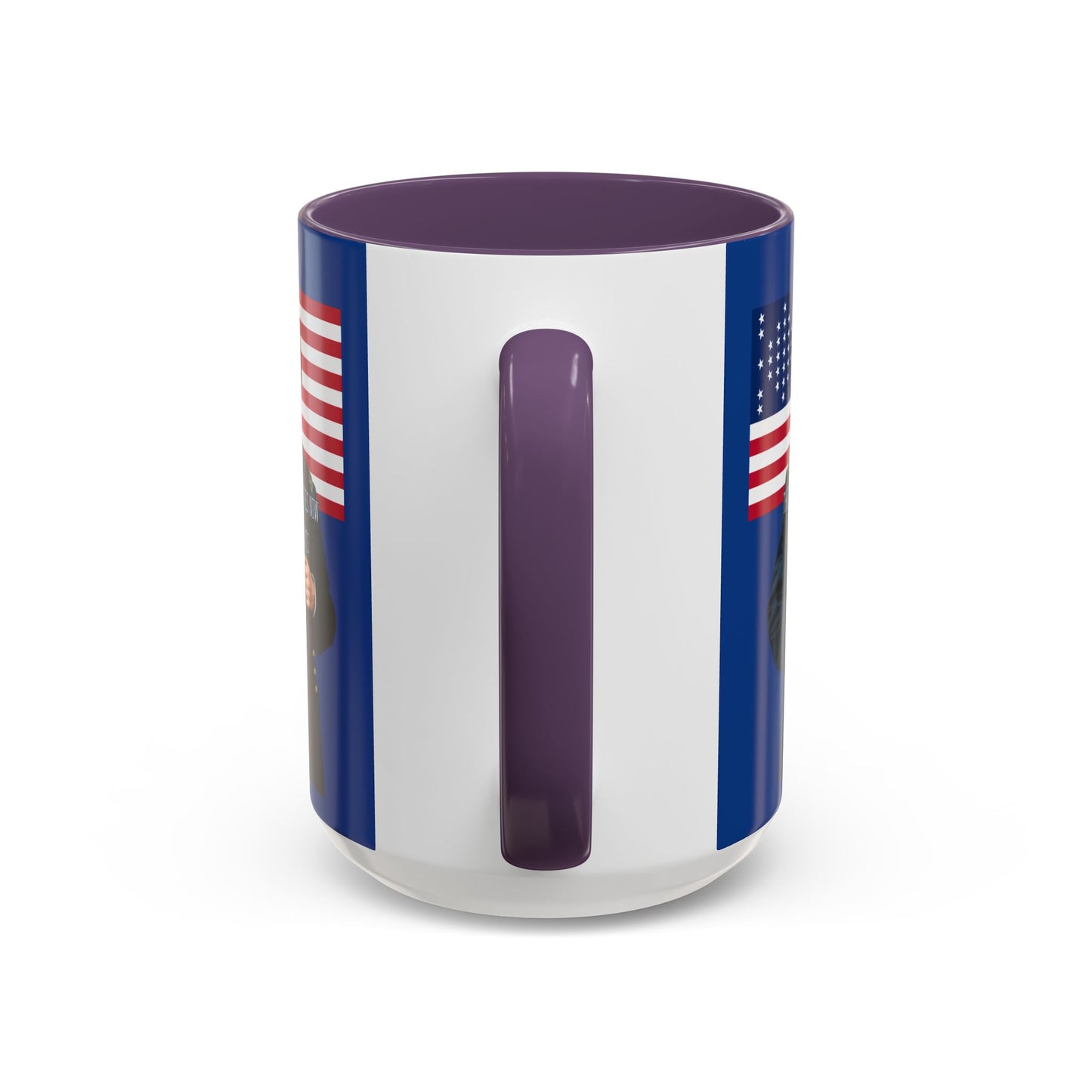 "Traitors and Patriots" Ulysses Grant Dark Blue Accent Mug by theGreenDragonTavern.shop