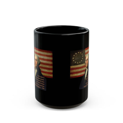 Washington's Earnest Prayer Black Mug by theGreenDragonTavern.shop