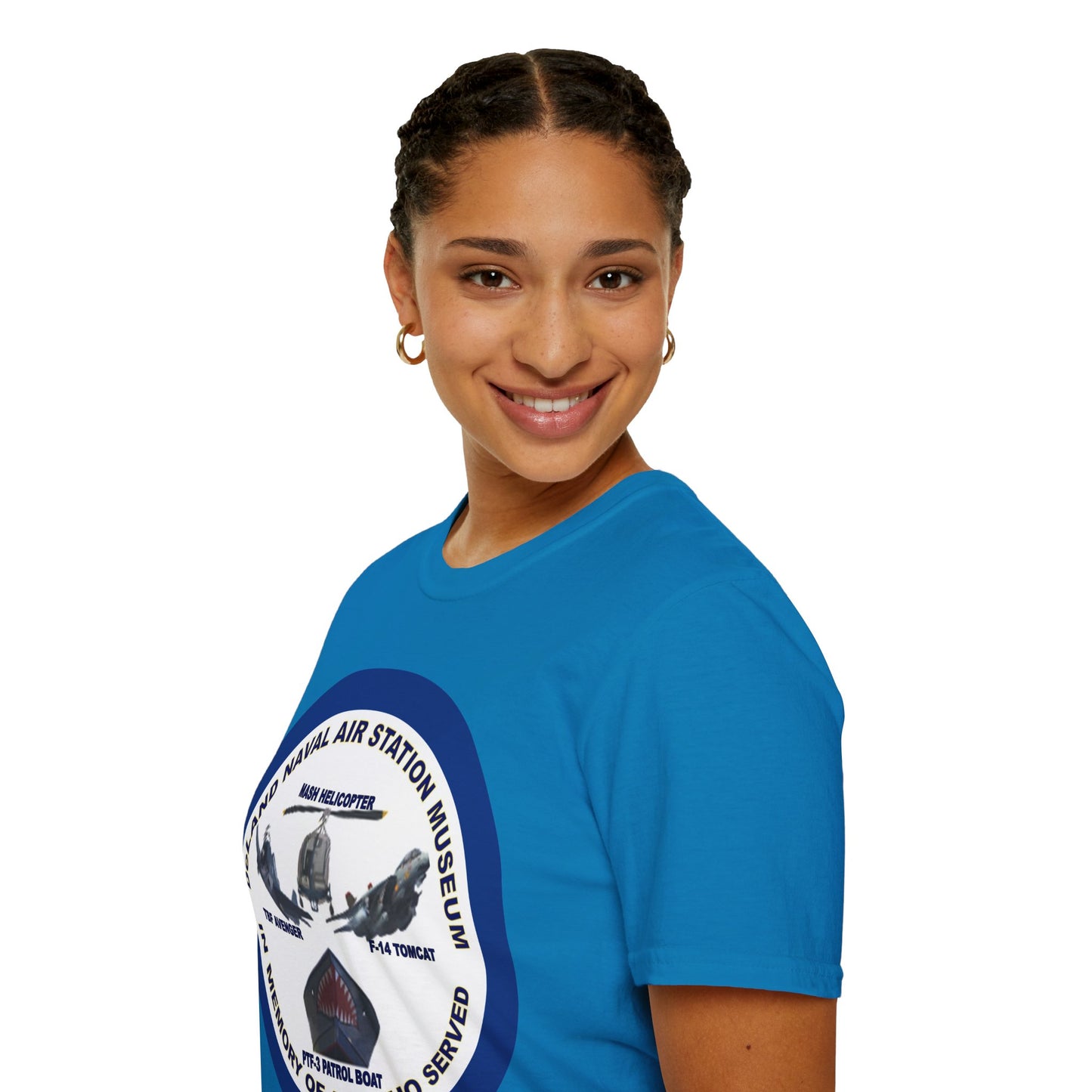 DNASM Student Art Navy Frame Darker colors Unisex T-Shirt by theGreenDragonTavern.shop