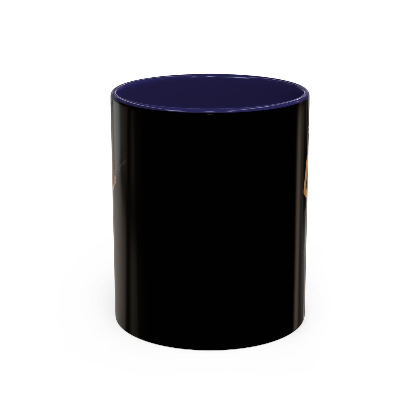 Hula Girl Packin' Heat Black Accent Mug by theGreenDragonTavern.shop