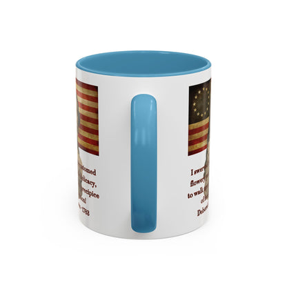 Deborah Sampson, America's Mulan White Accent Mug by theGreenDragonTavern.shop