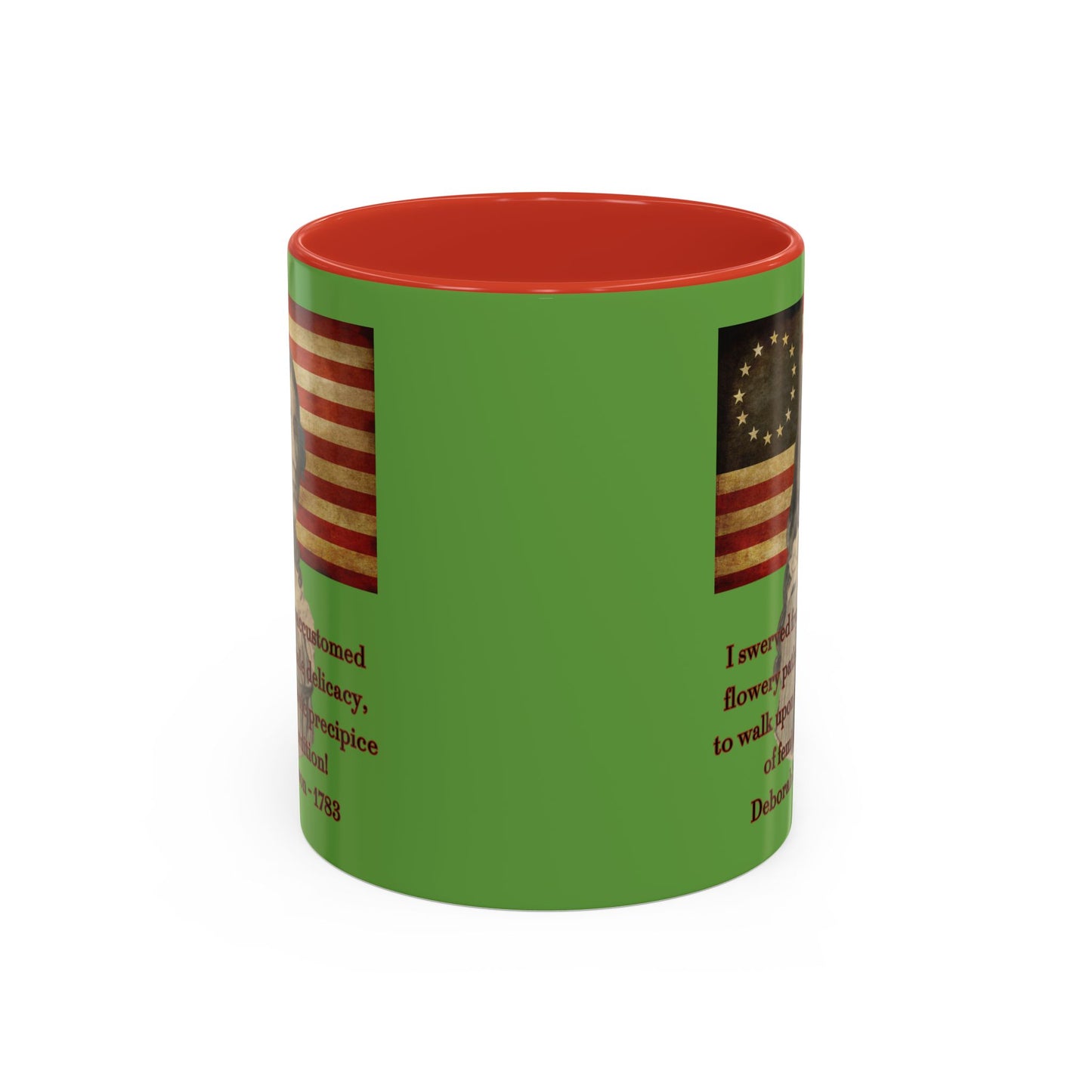 Deborah Sampson, America's Mulan Green Accent Mug by theGreenDragonTavern.shop