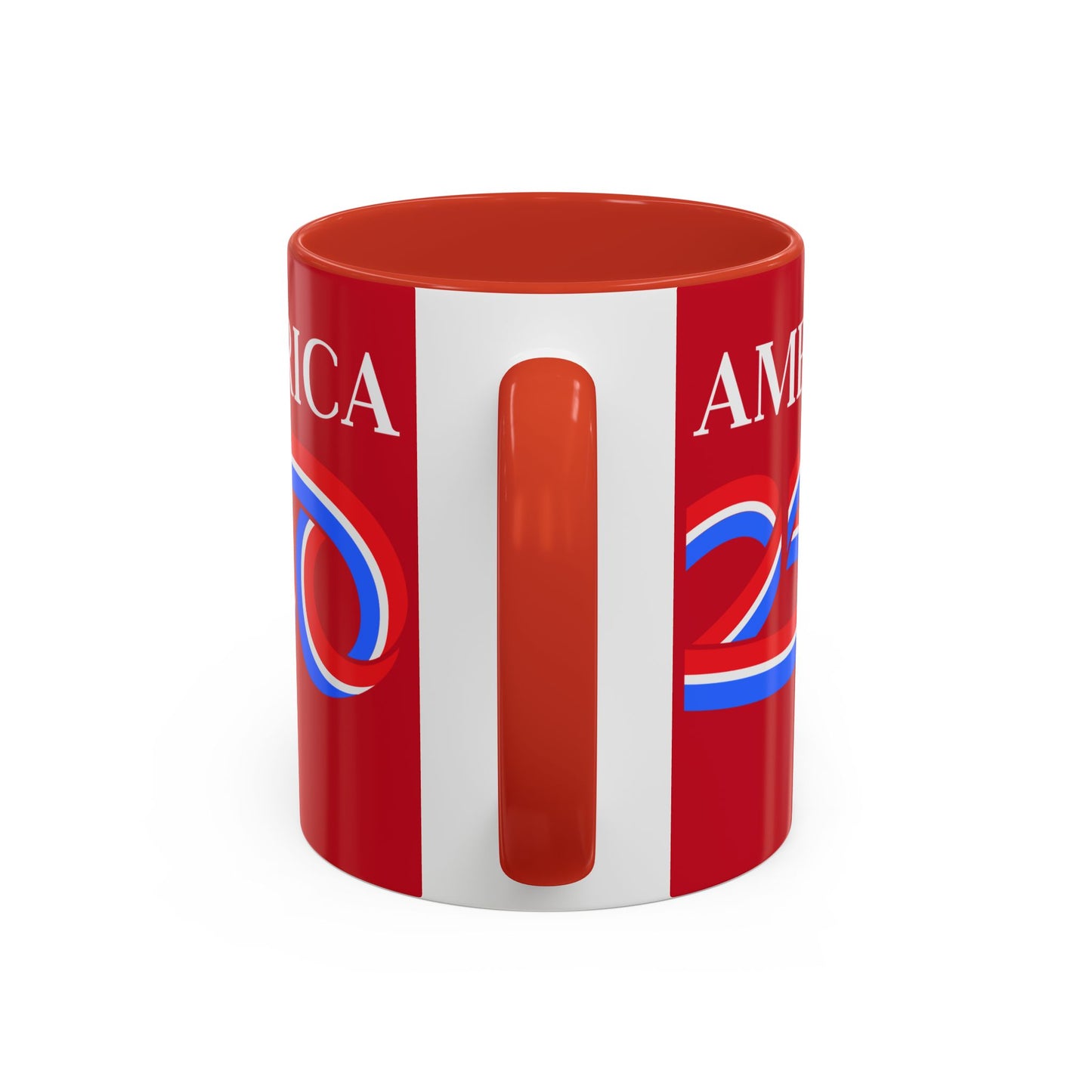America 250 Red Accent Mug by theGreenDragonTavern.shop