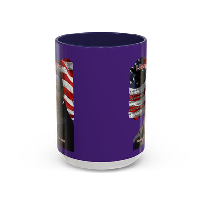 "I Have a Dream" MLKJr Purple Accent Mug by theGreenDragonTavern.shop