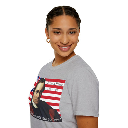 Patrick Henry Light colors Unisex T-Shirt by theGreenDragonTavern.shop