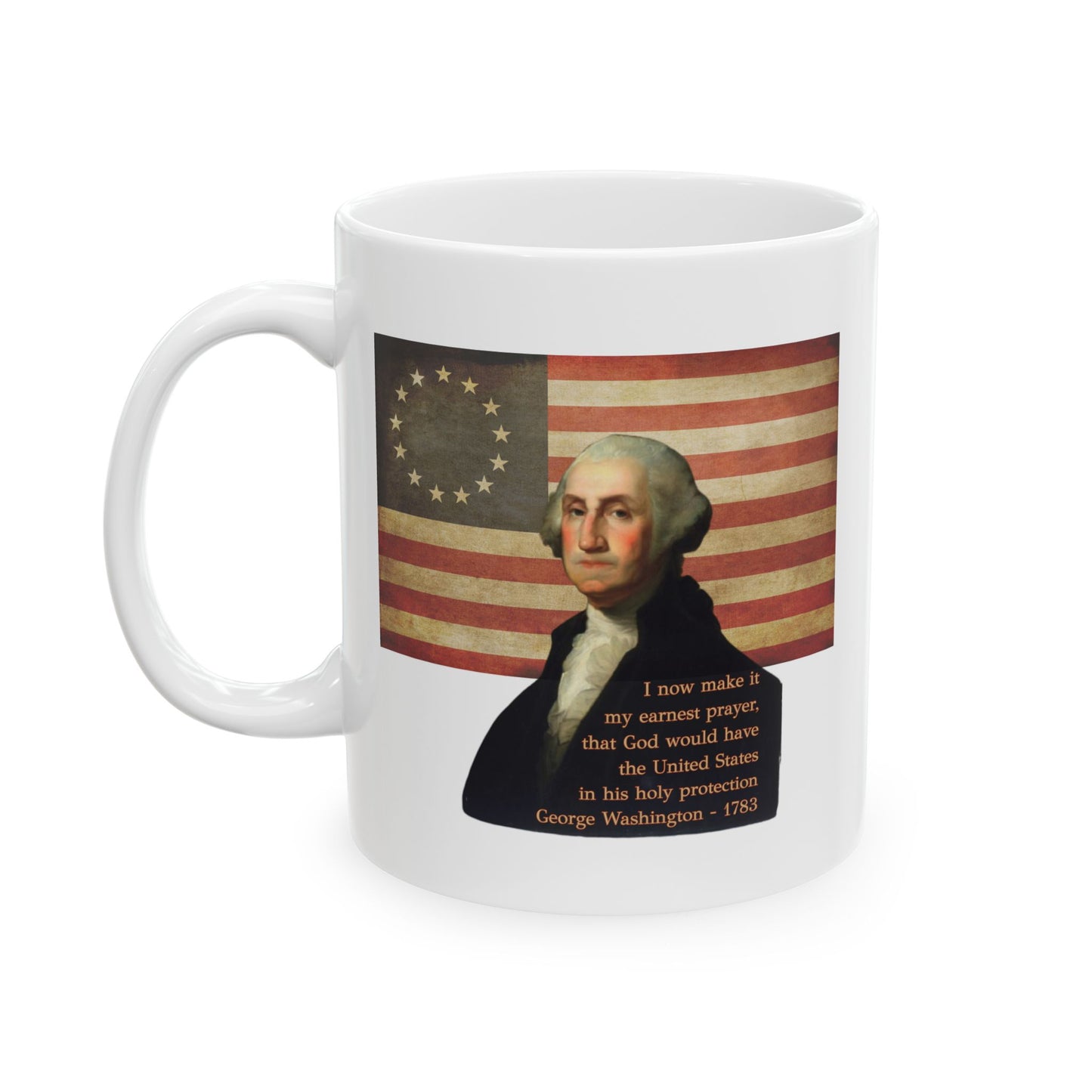 Washington's Earnest Prayer White Mug by theGreenDragonTavern.shop