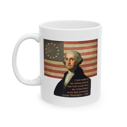 Washington's Earnest Prayer White Mug by theGreenDragonTavern.shop
