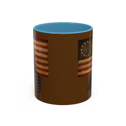 Washington's Earnest Prayer Brown Accent Mug by theGreenDragonTavern.shop