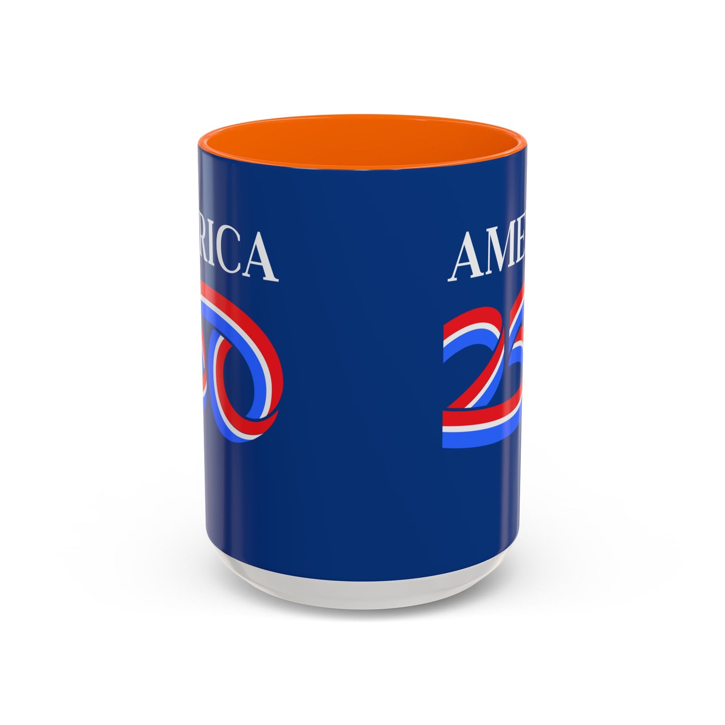 America 250 Dark Blue Accent Mug by theGreenDragonTavern.shop