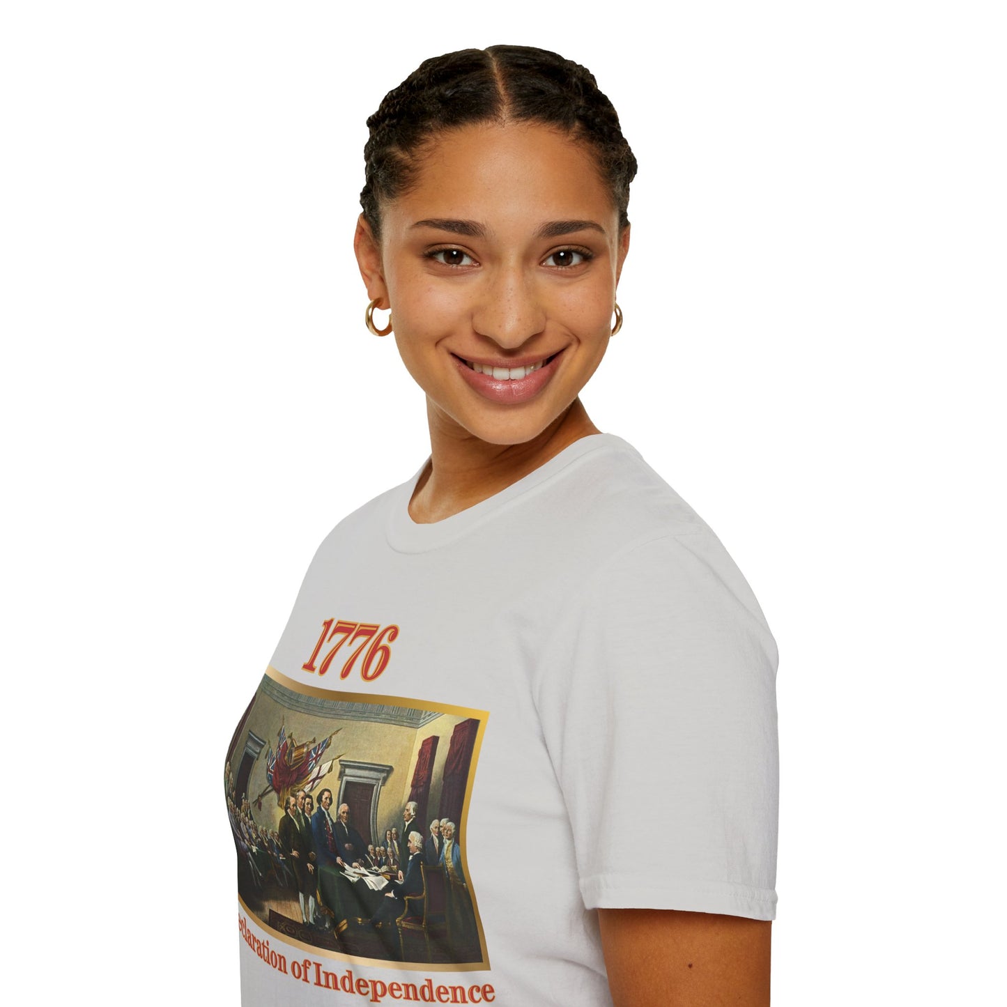 Declaration of Independence Light colors Unisex T-Shirt by theGreenDragonTavern.shop
