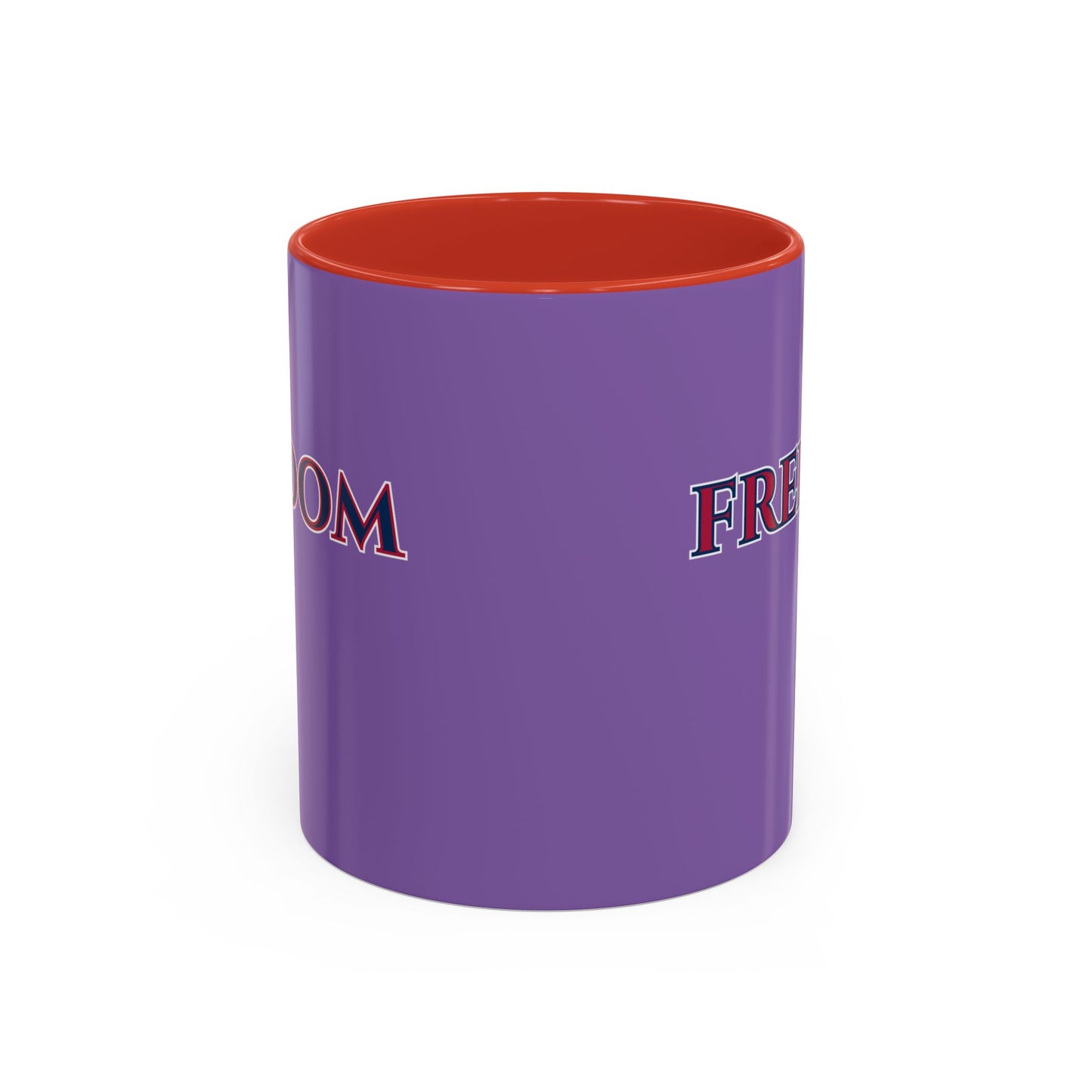 Freedom, Light Purple Accent Mug by theGreenDragonTavern.shop
