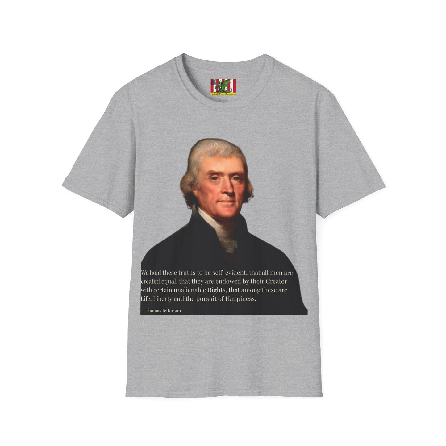 We hold these truths to be self-evident Light colors Unisex T-Shirt by theGreenDragonTavern.shop